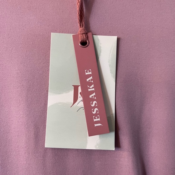 Pink Jesssakae Eiffel Dress in Dusty Lavender - Picture 3 of 5